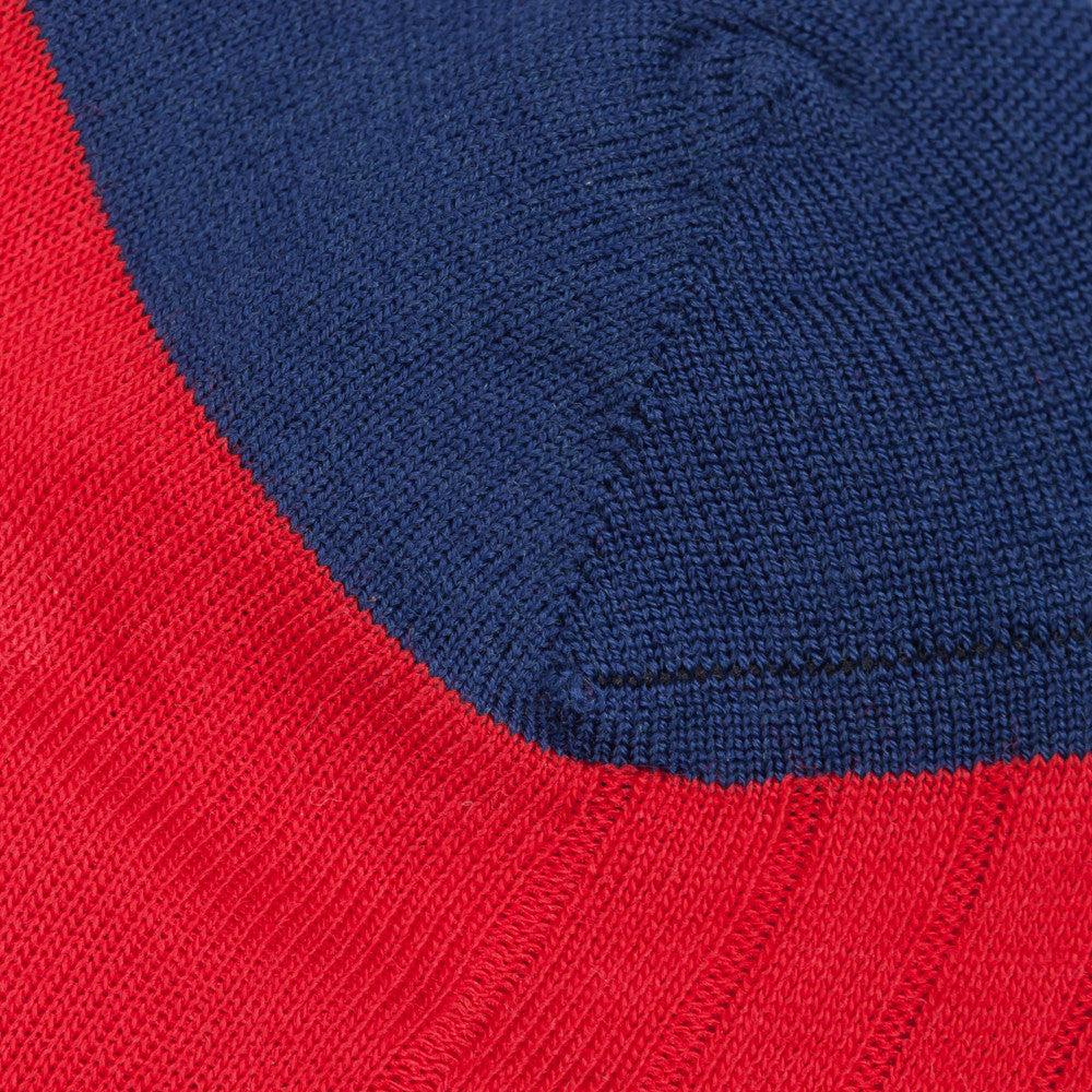Pantherella Stratford merino wool socks indies red