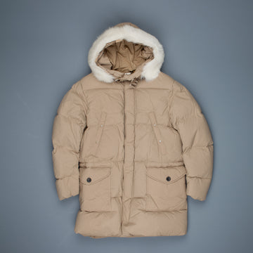 Ten C Heavy Down Parka Khaki Chiaro