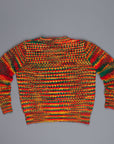 The Elder Statesman 100% cashmere tuck pop crew Rasta