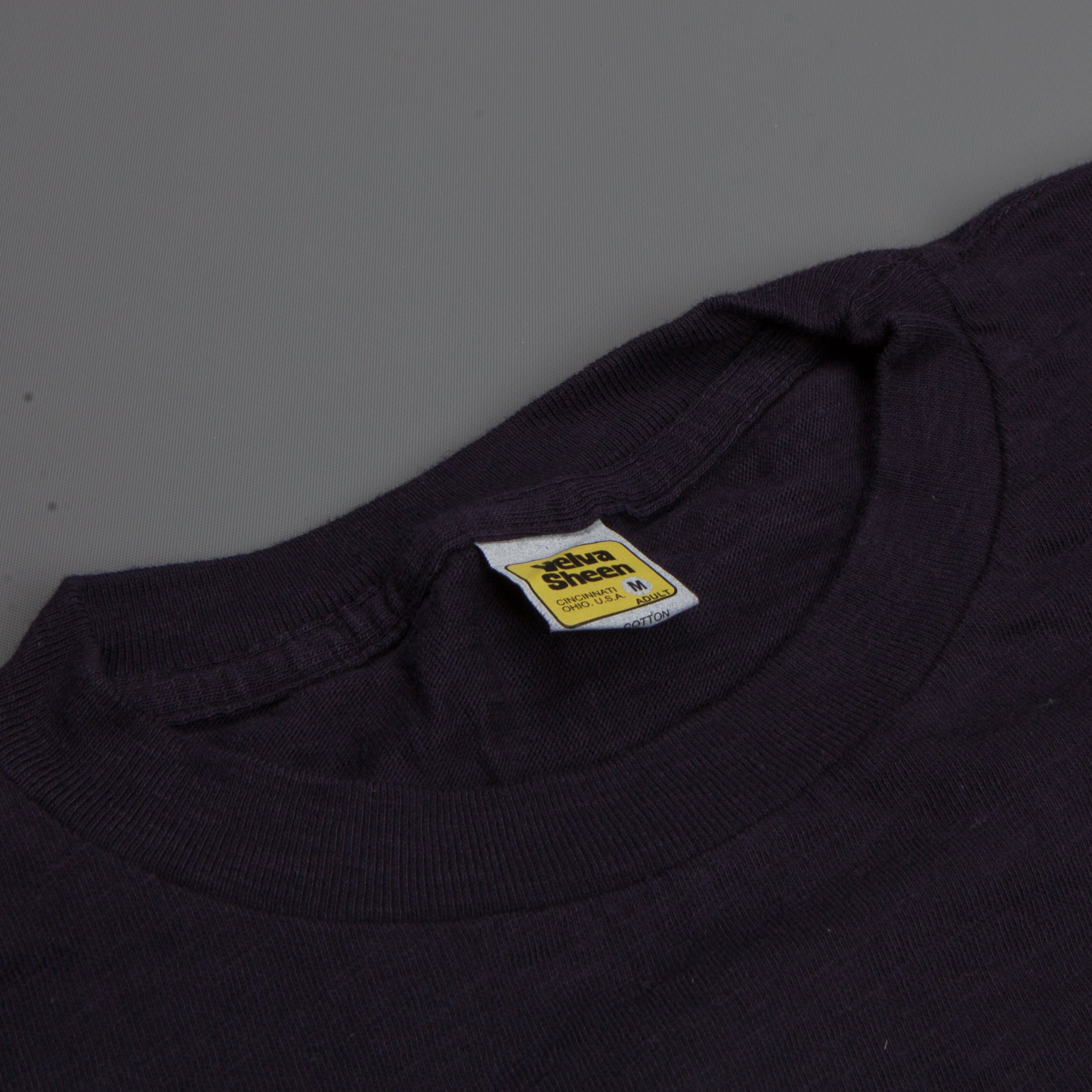 Velva Sheen SS Crew Neck &quot;O.R.E.G.O.N.&quot; Print in Navy