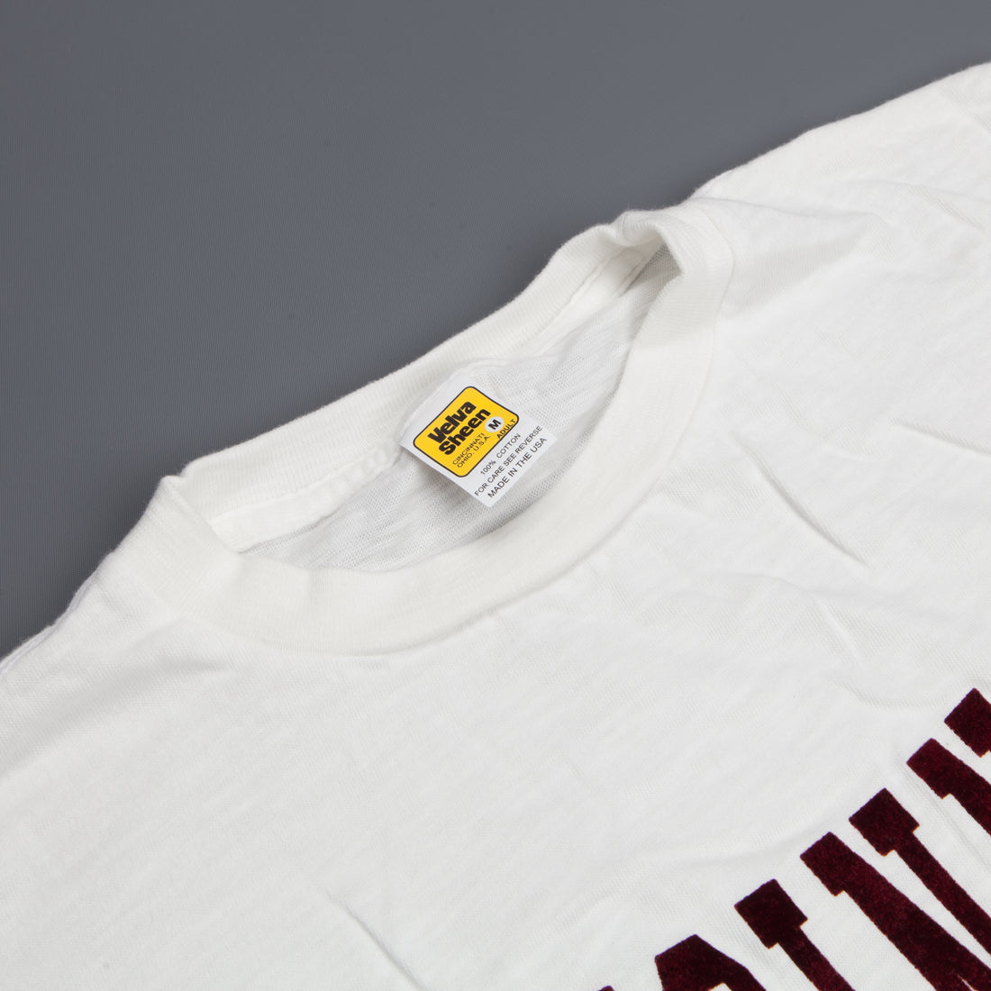 Velva Sheen SS Crew Neck "Cincinnati" Print in White