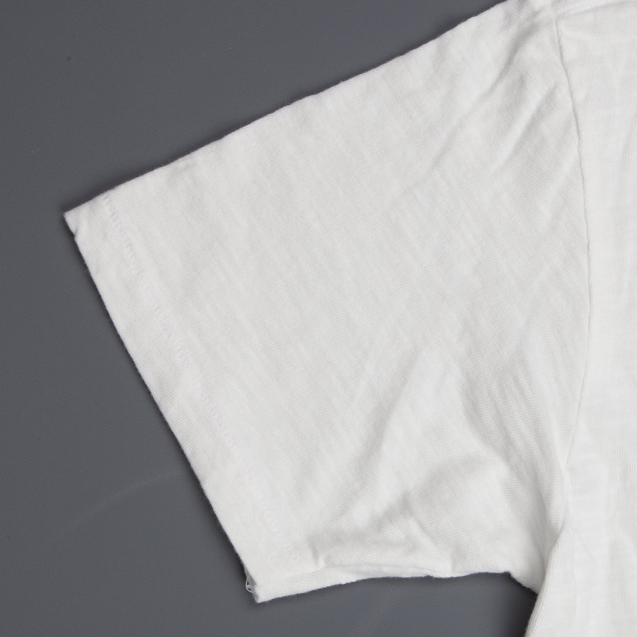 Velva Sheen SS Crew Neck "Cincinnati" Print in White