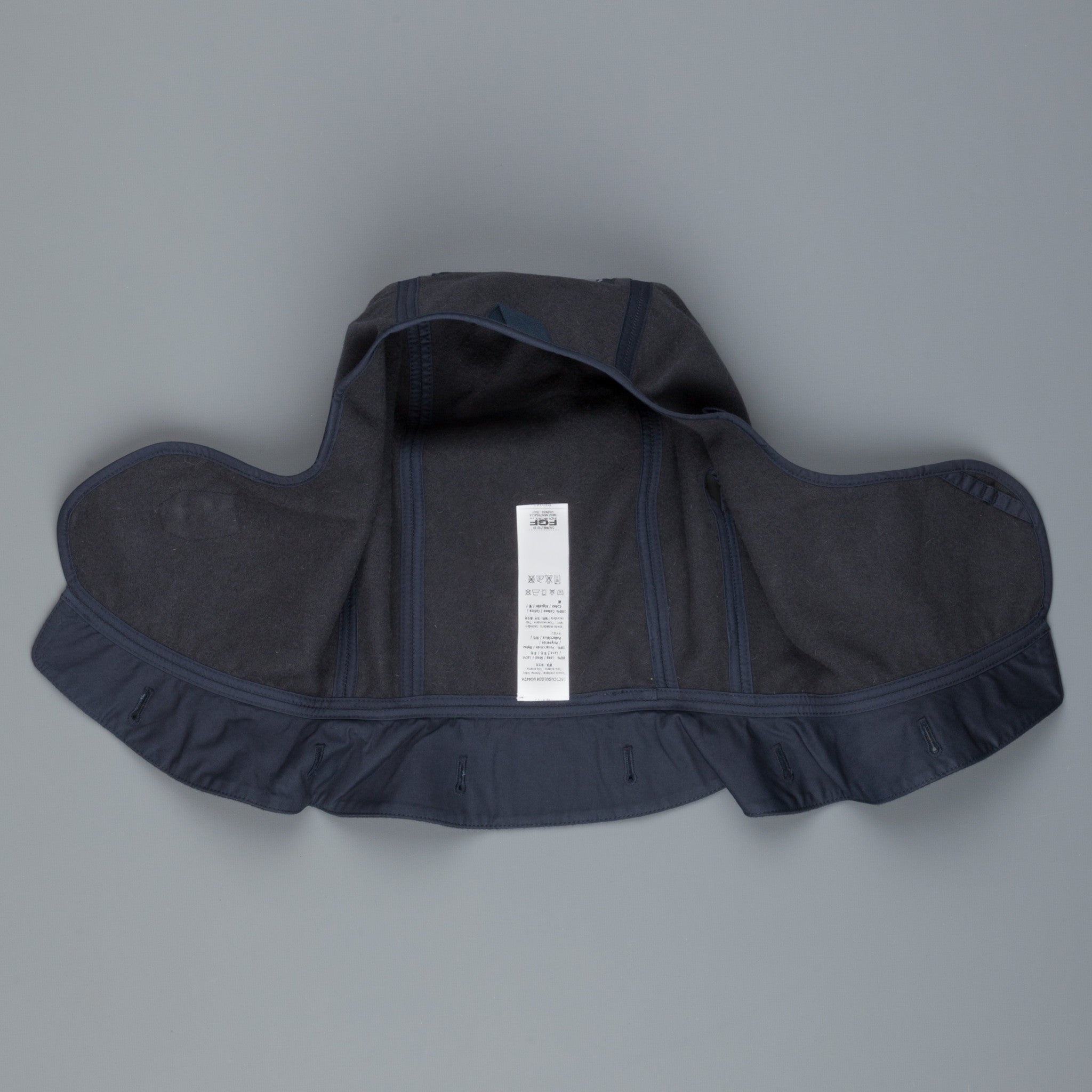 Wool hood felt 2 Grigio Eclisse
