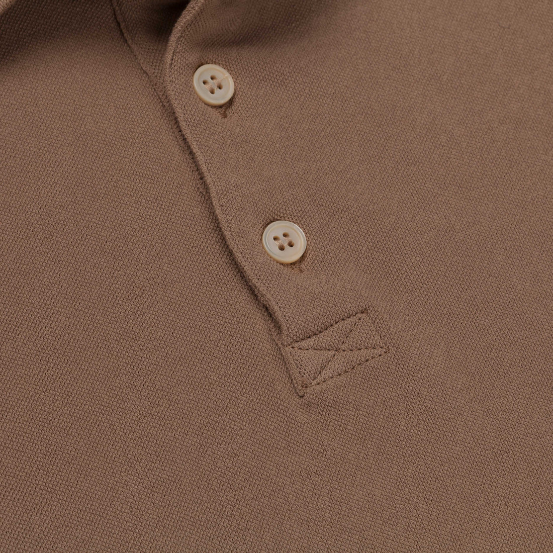 Zanone ML Polo Ice Piquet Beige Medio Frans Boone Store Exclusive