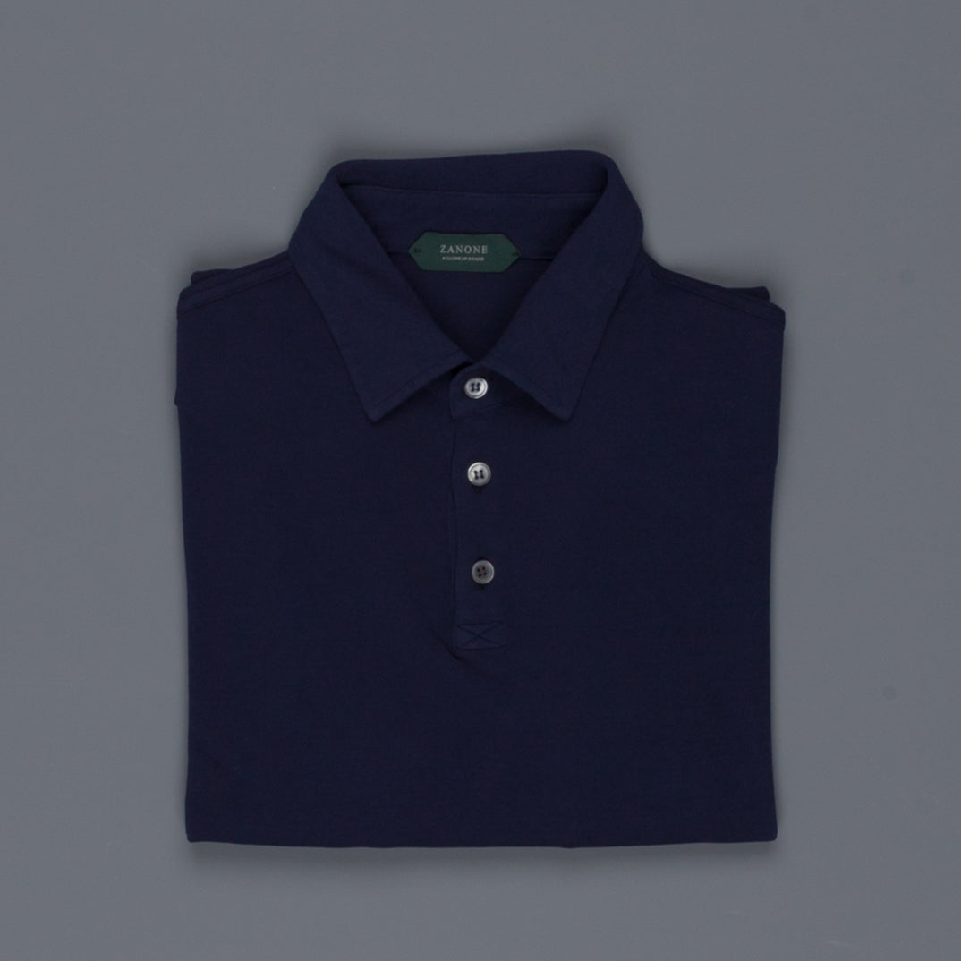 Zanone ML Polo Ice Piquet Bluette Frans Boone Store Exclusive