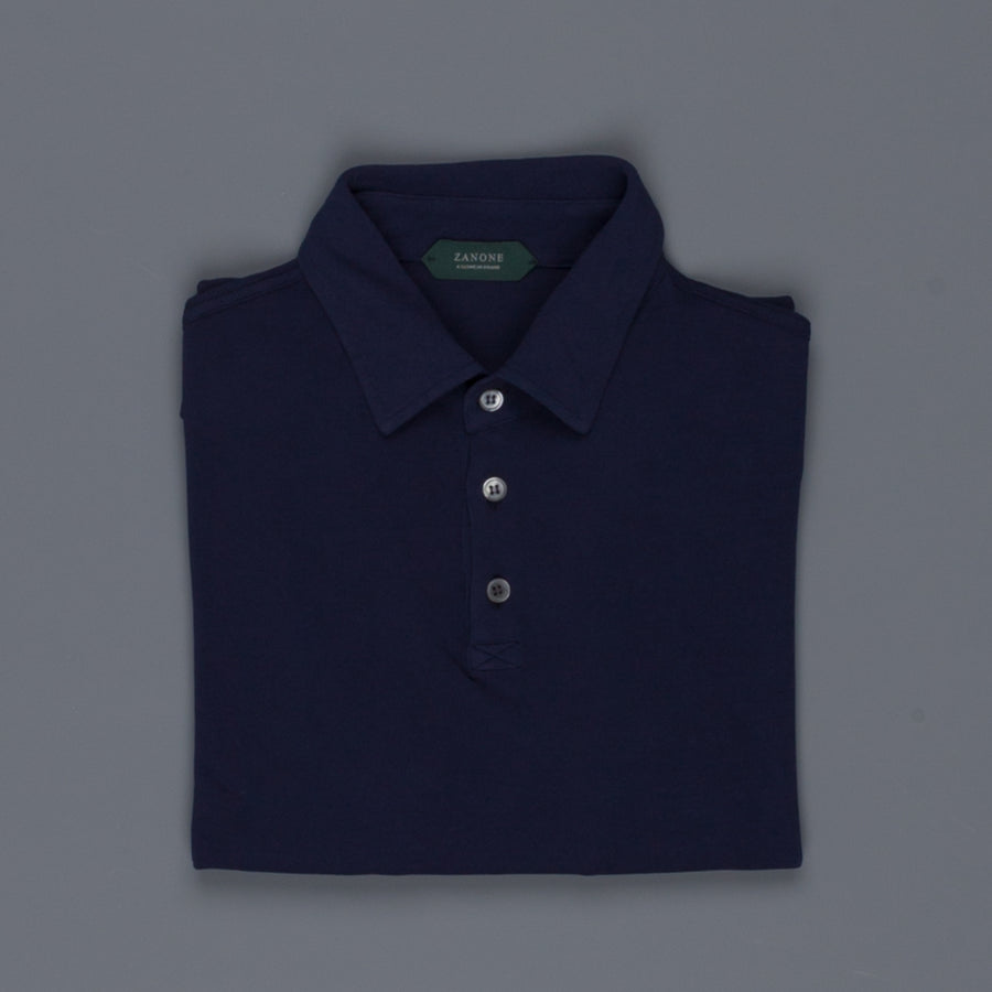 Zanone ML Polo Ice Piquet Bluette Frans Boone Store Exclusive