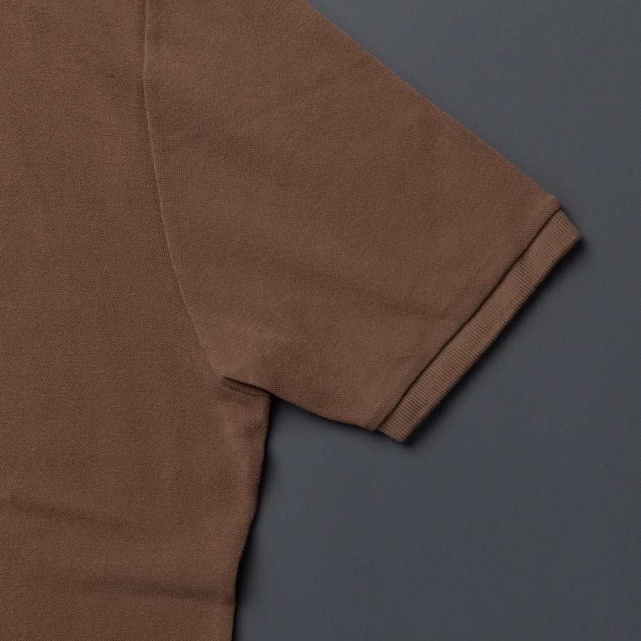 Zanone Polo Coste Ice Piquet Beige Medio